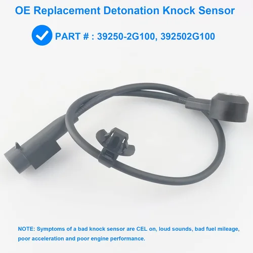 Vista 2 de Sensor de golpe 39250-2G100 Compatible con Hyundai Kia - 2010-2020 Santa Fe, 2008-2019 Sonata, 2010-2015 2018-2020 Tucson, 2010-2013 Forte