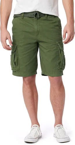 Vista 21 de Unionbay Survivor pantalones cortos de cargo con cinturón para hombre