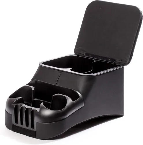 Vista 4 de TSI Products 30011 consola recogedora negra para asiento