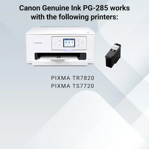 Vista 7 de Canon Tinta original PG-285 Negra, estándar (paquete de 2)