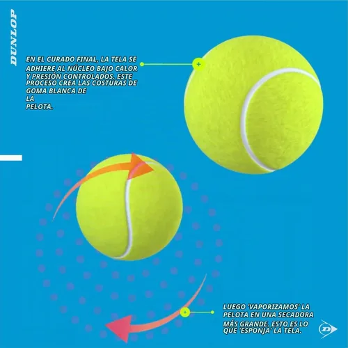 Vista 2 de DUNLOP Pelotas de tenis ATP Extra Duty (estuche)