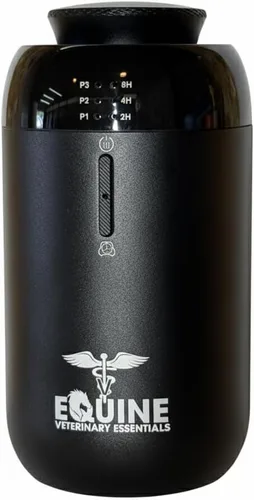Vista 3 de Difusor de aromaterapia amigable con equinos Incluye 2 aceites esenciales de lujo para calmar y respirar Humidificador ultrasónico de niebla