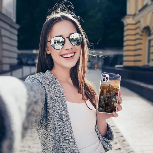 Vista 5 de Atsthetic - Funda para iPhone 14, funda protectora de TPU suave y transparente a prueba de golpes, regalo para niñas y mujeres