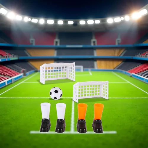 Vista 5 de 1 juego de fútbol de dedo juego de fútbol partido divertido juego de mesa de dedo con dos objetivos para fanáticos fiesta club fútbol productos