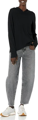 Vista 4 de Tienda Essentials - Sudadera con capucha y manga larga para mujer