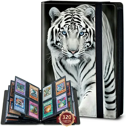 Vista 34 de Rossy Carpeta de tarjetas con 4 bolsillos, carpeta de tarjetas intercambiables, álbum de colección de tarjetas, para 160 tarjetas, carpeta