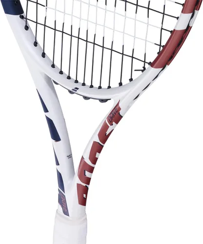Vista 4 de Babolat Boost Drive - Raqueta de tenis encordada (Blanco)