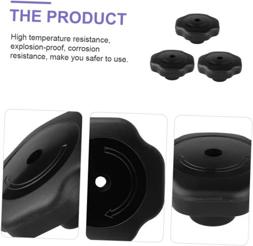 Vista 2 de Uonlytech - Perillas de repuesto para tapa de olla a presión, paquete de 2 pomos de mango de tapa de olla de fácil agarre, manijas para tapa de olla