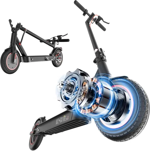 Vista 17 de Electric Scooter - 500W Motor Electric Scooter Adults Gris mate