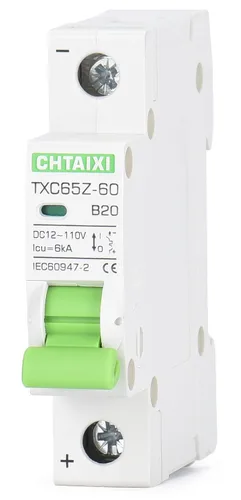 Vista 14 de Interruptor de circuito en miniatura DC de 12V-110V, protector de interruptor de batería de 6 amperios y 1 polo para sistema solar PV y RV, disparo