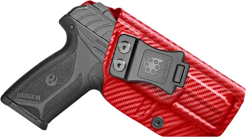 Vista 9 de Amberide IWB Kydex Holster for Ruger Security-9, Concealed Carry, No Optic/No Laser, Adjustable Cant, Posi-Click Retention, Made in USA