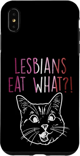 Vista 11 de Lesbians Eat What Sorprised Cat Funny LGBT Gay Pride - Carcasa para iPhone 16