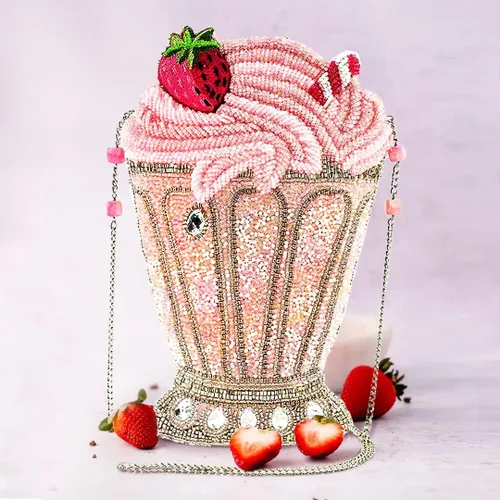 Vista 9 de Mary Frances Shake It Up Crossbody para mujer, rosa, talla única de EE. UU, Rosado