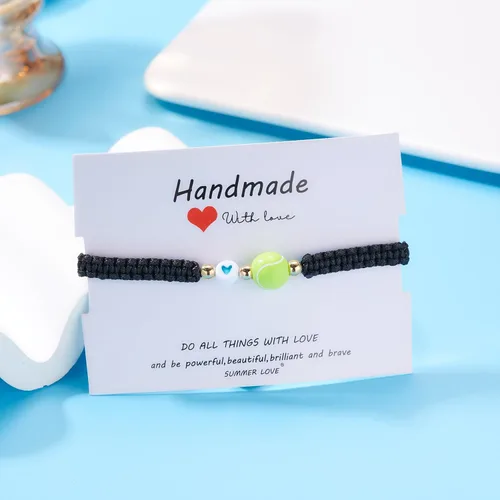 Vista 7 de Pulsera de fútbol, fútbol, baloncesto, béisbol, regalos para mujeres y hombres, regalos de cumpleaños, graduación para amantes del deporte, pulseras