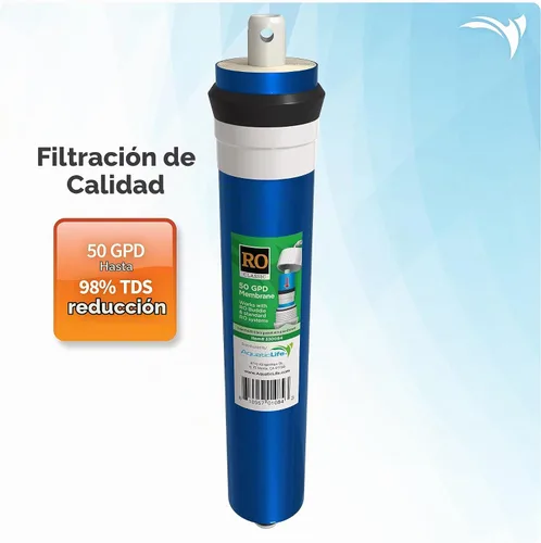 Vista 3 de AquaticLife - Cartucho de repuesto de membrana RO, 50 GPD