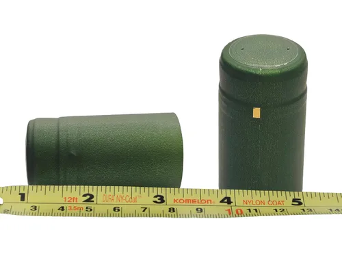 Vista 8 de Cápsulas retráctiles de PVC verde metálico-500