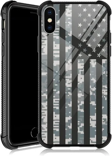 Vista 14 de DJSOK Funda compatible con iPhone XR, diseño con patrón de parachoques trasero, esquinas reforzadas antiarañazos, caver de TPU suave, fundas