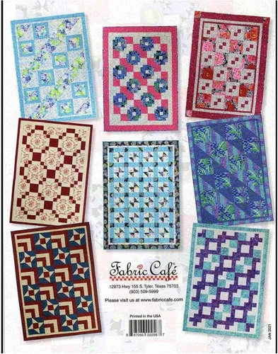 Vista 2 de Fabric Cafe Quilts in a Jiffy - Libro de edredón de 3 yardas