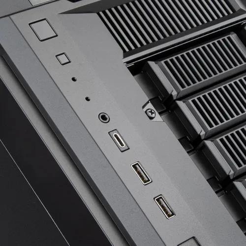 Vista 8 de Silverstone Technology CS382 chasis NAS Micro-ATX de 8 bahías SAS-12G / SATA-6G de alto rendimiento intercambiable en caliente, SST-CS382
