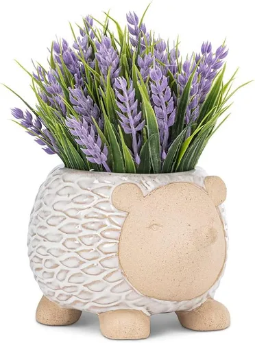 Vista 20 de Abbott Collection - Maceta de gres con gato en patas - Grande (12.7 cm de alto) Gres, gris, 5 "H