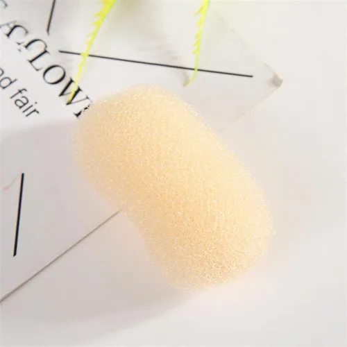 Vista 2 de Esponja para aumentar el volumen del cabello, almohadilla de esponja para el cabello con clip BB, práctica esponja para el cabello, fácil de usar