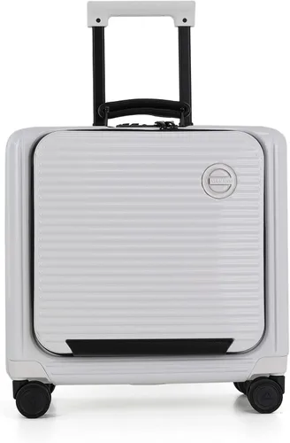 Vista 2 de Alumann Alemania 100 puro PC de lujo grueso puede sentarse en equipaje humano antiarañazos caja de marco de aluminio TSA cerradura carrito caja