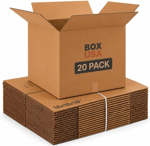 Vista 7 de Paquete de 25 cajas de cartón corrugado de envío 6x6x6