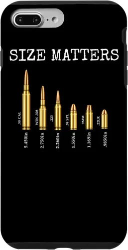 Vista 12 de Ammo & Gun Lover Shirt, Size Matters, Bullets & Caliber Case for iPhone 17
