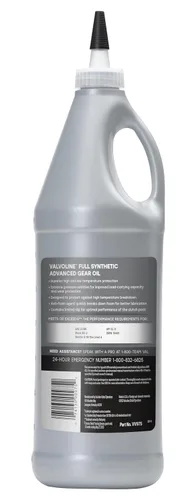 Vista 3 de Valvoline Aceite de engranajes sintético completo avanzado 75W-90 1 QT
