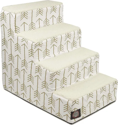 Vista 77 de Majestic Pet - Escaleras portátiles para mascotas suave escalón de espuma de sherpa escalones para perros y gatos rampa para cachorros