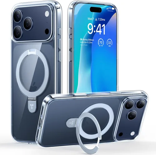 Vista 19 de TORRAS Funda magnética para iPhone 13 Pro Max de 6.7 pulgadas [compatible con Magsafe] con soporte, [protección contra caídas de grado militar] a