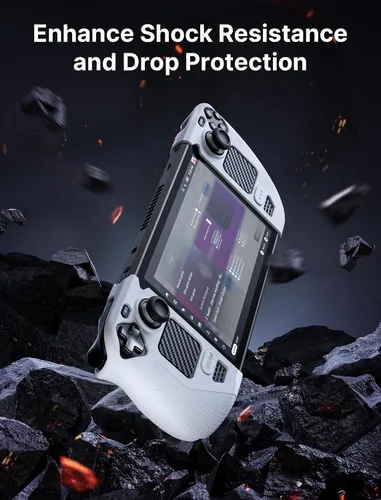 Vista 7 de JSAUX Silicone Grip Protection Case for Steam Deck OLED and Steam Deck LCD, Steam Deck Grip, Steam Deck GripSkin, GripArmor Silicone Sleeve Set
