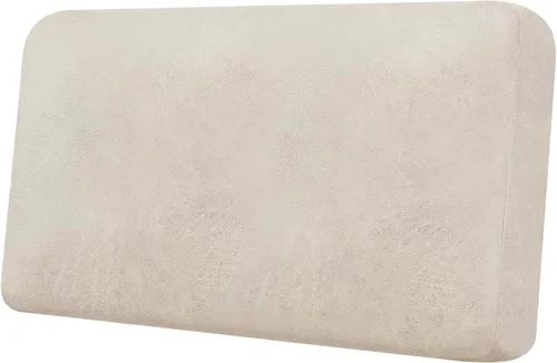 Vista 44 de Funda de cojín para sofá con aspecto de cuero, 1 unidad, elástica, para sala de estar, funda de cojín individual para sofá, protector de asiento