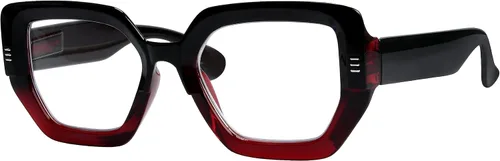 Vista 8 de Eyekepper Gafas de lectura de marco grande para mujeres - lectores de moda - Azul +0.50