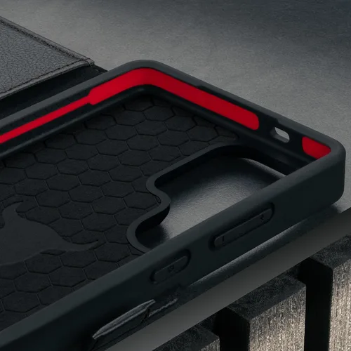 Vista 5 de TORRO Funda de cuero compatible con Samsung Galaxy S26 Ultra 5G 2026 - Funda de cuero premium tipo cartera con función atril y ranuras para tarjetas