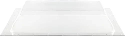 Vista 2 de RecPro Cúpula exterior para tragaluz RV Claraboya exterior universal de 14 x 22 pulgadas (transparente)