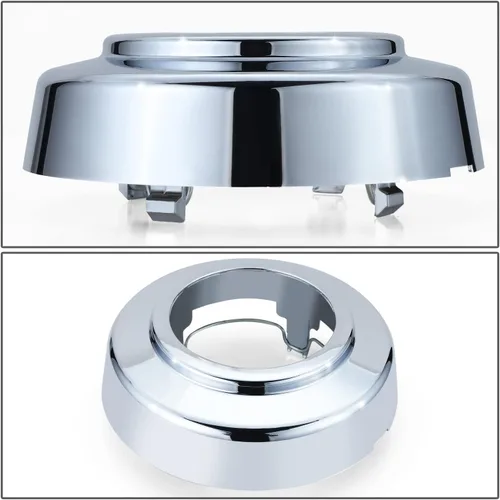 Vista 5 de DNA Motoring Tapa central de rueda delantera compatible con 94-08 F250 / F350 / E150 / E250 / E350 / E450, compatible con modelos 4WD 16x7 rueda