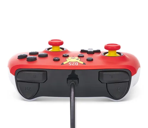 Vista 7 de PowerA Nintendo Switch Wired Controller - Laughing Pikachu, Pokemon Switch Controller, Detachable 10ft USB Cable, Plug & Play, Officially Licensed