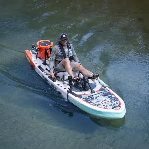 Vista 2 de BOTE ProRider Aero Inflable Pesca SUP Placa de accionamiento de pedal
