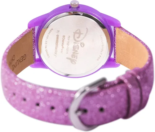 Vista 2 de Disney Turning Red Reloj de pulsera analógico de cuarzo para niños, Púrpura, Moderno