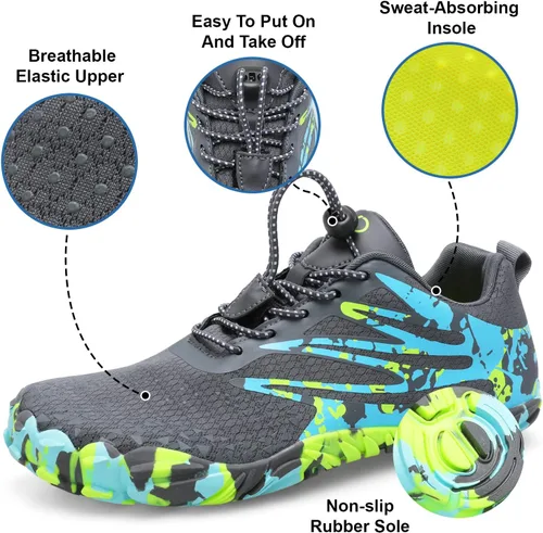 Vista 3 de XIHALOOK - Zapatos deportivos de senderismo para mujer y hombre, de secado rápido, para playa, caminar, kayak, surf, entrenamiento