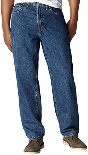 Vista 2 de Kirkland Signature Authentic Jeans Wear - Jeans azules de 5 bolsillos para hombre
