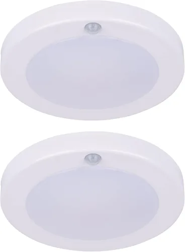 Vista 12 de LIT-PaTH Lámpara LED de techo empotrada, accesorio de iluminación de armario con sensor de movimiento, 10.5 W, 700 lúmenes, 6.2 pulgadas, carcasa