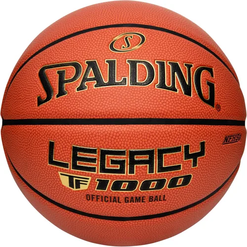 Vista 9 de Spalding Legacy TF-1000 NFHS Official Game Ball, Indoor Basketball