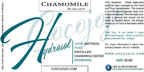 Vista 2 de Dr Joe Lab Tónico en spray de hidrosol de manzanilla puro y natural para todo tipo de piel COCOJOJO - Bulk 32 oz