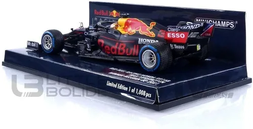 Vista 4 de Minichamps Redbull RB16B Verstappen GP de Bélgica 2021