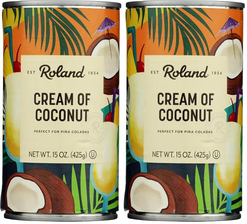 Vista 7 de Roland Foods Crema de coco, lata de 15 onzas, paquete de 1