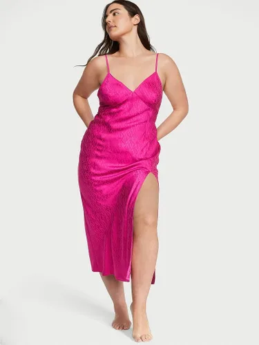 Vista 3 de Victoria's Secret Icon Satin Midi Slip - Lencería para mujer (XS-XL)