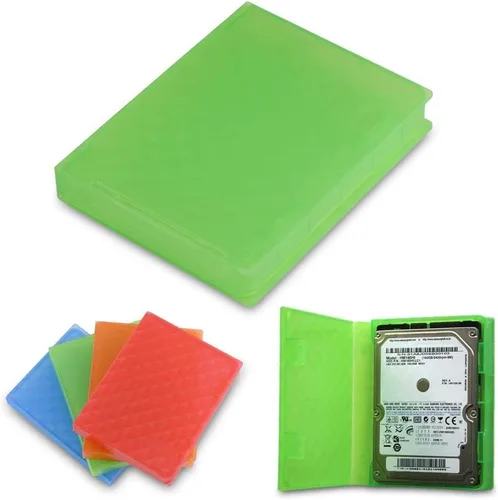 Vista 4 de Funda protectora de 2.5 pulgadas, caja de almacenamiento SSD antiestática duradera a prueba de golpes para discos duros de 2.5 pulgadas y SSD