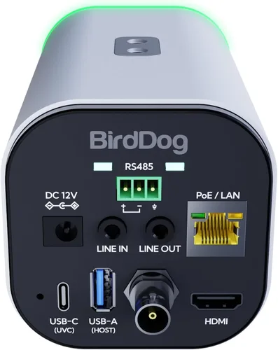 Vista 7 de BirdDog Maki Ultra 4K 20x Zoom Box Cámara, color blanco